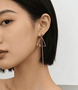 Boucles d'oreilles pendantes simples et luxueuses plaquées or 18 carats, perles de riz Miyuki, fabrication artisanale, vente directe d'usine, personnalisables - Product Image 4