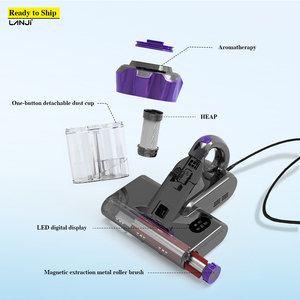 RTS P870B เครื่องดูดฝุ่นไรฝุ่นแบบมือถือ แสงยูวีและประจุลบอัลตราโซนิก เหมาะสำหรับผู้ที่แพ้ฝุ่น สีม่วง - Product Image 2