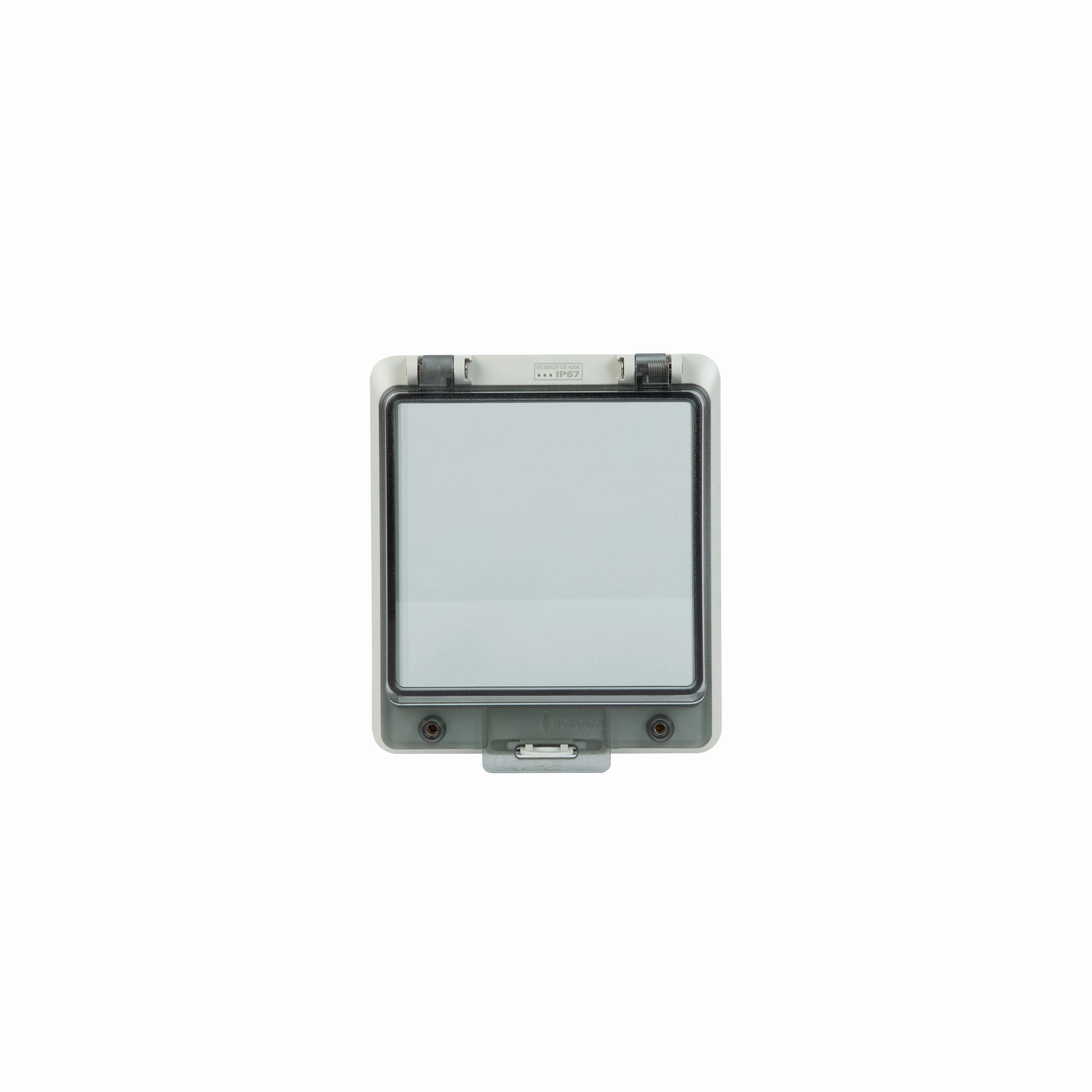 AB-SHW100A新しいip67防水透明窓保護カバー100wayMCBモデルプラスチック産業保護窓フードカバー