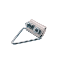 Soporte de Montaje en Poste para Cable de Fibra Óptica para Exteriores Hondao HD-D14, Abrazadera de Tensión con Gancho, Retractor de Fijación de Aro FTTH, 1 Año de Garantía
