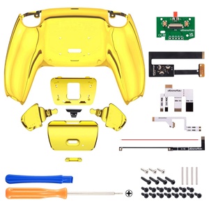 Carcasa Trasera Dorada Brillante Rise 2.0 con Botones Traseros Reasignables, Kit de Modificación para el Control de PS5 - Product Image 2