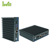 N100 Fanless Mini Computer Nano PC Server con cuatro puertos de red OEM Mini LAN en stock