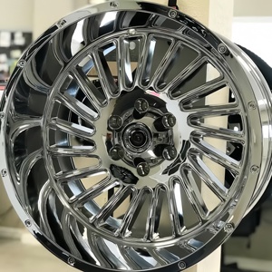 Jante de luxe personnalisée pour RAM Ford 8/10 trous 8x170 8x180 8x200 8x165.1 10x225 22 24 26 28 <span class=keywords><strong>30</strong></span> pouces Jante chromée polie - Product Image 3