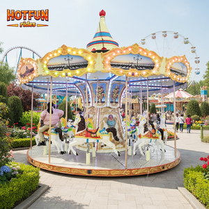 Manège de carnaval d'été : Carrousel mécanique à 25 places avec chevaux - Product Image 3