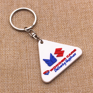 Cadeau de remerciement, porte-clés en acier inoxydable, dessin animé, mode, porte-clés en caoutchouc personnalisé pour les clients, les amis - Product Image 4