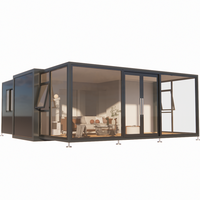Maison conteneur préfabriquée chinoise moderne de luxe extensible 20 pieds 40 pieds type appartement