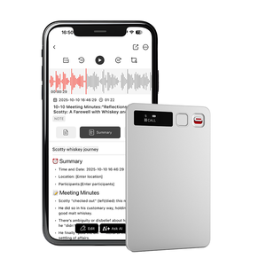 Mini Grabadora de Voz GSM, <span class=keywords><strong>Micrófono</strong></span> <span class=keywords><strong>Espía</strong></span>, Dispositivo de Grabación de Voz con Tarjeta SIM, Collar Portátil, Grabadora Digital Profesional con IA - Product Image 1