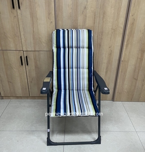 <span class=keywords><strong>Tumbona</strong></span> <span class=keywords><strong>Plegable</strong></span> de Acero Acolchada para Playa, OEM, Reclinable, Respaldo Alto, Cómoda, para Jardín, <span class=keywords><strong>con</strong></span> Colchón y Reposabrazos - Product Image 4