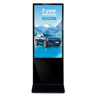 Kiosco con Pantalla Táctil Android Windows de 32-65 Pulgadas, Tótem Vertical para Publicidad en Interiores, Reproductor de Señalización Digital LCD con Soporte de Piso