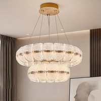 Luminaire suspendu en acrylique et acier inoxydable de luxe, modèle 2026 de Madong Lighting, lampe de salle à manger moderne haut de gamme, unique