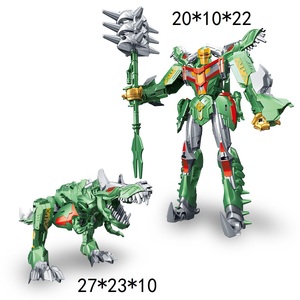 Robot de transformación de dinosaurio Tyrannosaurus <span class=keywords><strong>Pterosaur</strong></span> se transforma en Mecha Warrior - Product Image 1