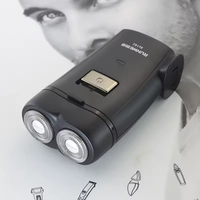 Rasoir électrique de haute qualité pour hommes, rechargeable, double tête, mini rasoir portable, rasoir électrique en gros