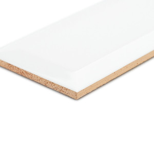 Piastrella con bordo bianco lucido 7,5x15 cm, spessore 8 mm, bordi irregolari per pareti e pavimenti - Product Image 2