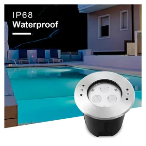 Оригинальный завод IP68 RGB светодиодный светильник для бассейна DMX512 утопленный подводный светодиодный светильник для пруда 316L 6 Вт 9 Вт фонтан плавательный бассейн огни