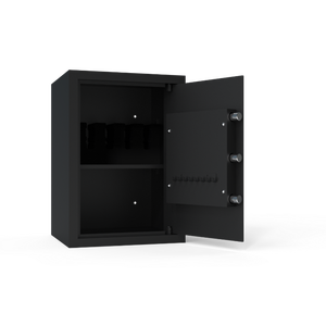 Brandkast voor thuis & kantoor, elektronisch, digitaal, vingerafdrukscanner, staal, brandwerend, met sleutelslot - Product Image 5