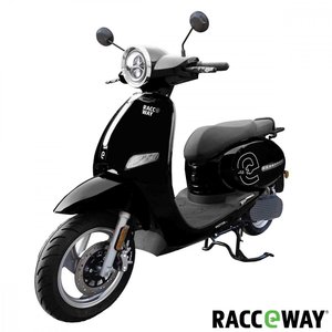 Scooter Eléctrico RACCEWAY JLG-E-MOTO Negro, 3000W de Potencia, Motor de 1000W, Llantas Sólidas de 8 Pulgadas, Alcance de 80km, 85km/h, 150kg, Desmontable, Estilo Europeo - Product Image 3