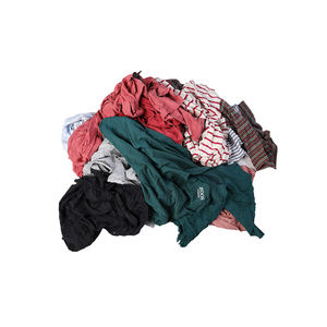 10kg 20kg 25kg ミックスカラー Tシャツ リサイクルコットン 機械用ウエス 衣類 100KG 梱包 再生綿ラグ - Product Image 2
