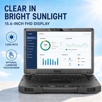 Portátil Robusto Getac S510 Preparado para IA, Intel Core Ultra, Pantalla FHD de 15.6 Pulgadas, Windows 11 Pro, para Servicio Industrial y de Campo