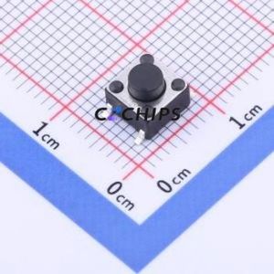 K2-1102SP-C3SA-04 Tactile Switch SMD-4P,6x6mm Switch 1.8N Vertical Mount 6mm 6mm - Product Image 1