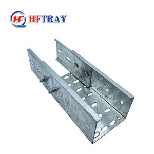 Bac à câbles perforé en acier galvanisé inoxydable de 200 mm de large, résistant aux chocs, ventilé, ignifuge et étanche - Product Image 4