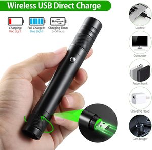 Pointeur laser vert multifonction 303 avec charge rapide USB-C |   Outil polyvalent 532 nm avec câble de données - Product Image 2