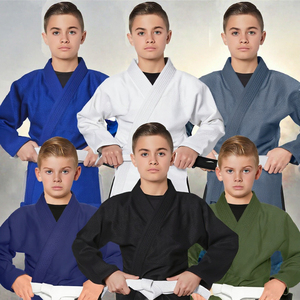 <b>Children</b> Judo Gi Kids Martial Arts Uniform Karate Kimono Sublimation Fight Quick Dry Breathable Custom <b>Belt</b> Apparel - Product Image 2