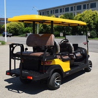 Voiture de golf électrique 48V à 6 places avec certification CE, prix personnalisés en Chine, accessoires tout-terrain pour voiture de golf électrique 5 - 6
