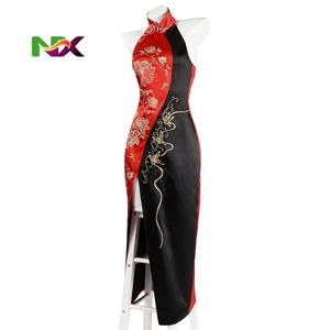Costume de cosplay de perruque Qipao d'Ada Wong de <span class=keywords><strong>Resident</strong></span> <span class=keywords><strong>Evil</strong></span> 4 Remake, tenue de performance sexy chinoise pour femmes - Product Image 1