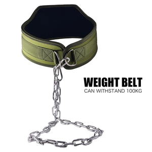 Factory High Quality Neoprene Dip <b>Belt</b> with Breathable Steel Chain and Thick Buckle for Gym Lifting Fitness Bodybuilding - Product Image 2