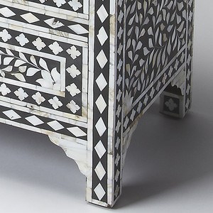 HMS 36 \ "cassettiera a tre cassetti soluzione di stoccaggio in legno prodotto nero - Product Image 6