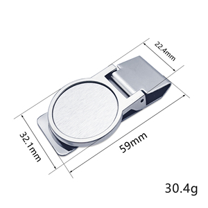 不锈钢钱夹钱包时尚钱夹钱夹钱包 - Product Image 3