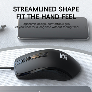 Bán buôn 1600DPI USB Có Dây <span class=keywords><strong>Mini</strong></span> Ergonomic thiết kế chuột quang de computador cho Mac Máy tính xách tay Windows - Product Image 4