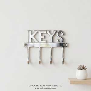 Best Quality <b>KEYS</b> <b>Wall</b> <b>Hook</b> Modern Metal <b>Key</b> Rack Organizer <b>for</b> Entryway Home Decor & <b>Wall</b> Storage <b>for</b> Export Selling Price - Product Image 1
