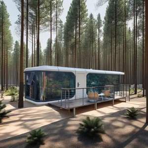 Cápsula espacial moderna Estilo Casa de camping Tiny Starship X50 Base de conexión cápsula casa solar - Product Image 3