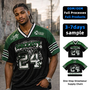 <b>Top</b> Ranking Men's Casual Hip Hop T-shirts Spandex/Polyester Knitted 200g Digital Printing Quick Dry OEM Service Custom <b>Patchwork</b> - Product Image 1