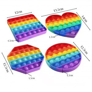 Juguete Sensorial de Silicona con Burbujas para Niños, Alivia el Estrés, Servicio OEM ODM, Precio de Fábrica, Portátil, para Viajes, Alivio de la Ansiedad - Product Image 2