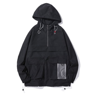 High Quality Oem Waterproof <strong>Men's</strong> Lightweight Hiking <strong>Cargo</strong> Oversize Casual Windbreaker Pullover Sport Running <strong>Men</strong> <strong>Jacket</strong> - Product Image 2