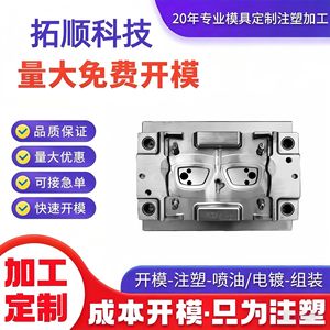 Tuoshun Fabrication de moules de précision, service de moulage par injection, traitement personnalisé multi-cavités pour pièces de boîtier PC - Product Image 5