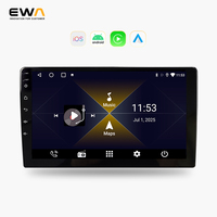 Lecteur vidéo universel pour voiture Android GPS 10,1 pouces 2DIN avec radio FM, Android Auto, DSP, haut-parleur intégré