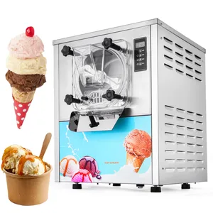 Layar LED YKF-116 Italia Gelato mesin es krim keras pembuat es krim komersial mesin es krim keras harga mesin es krim