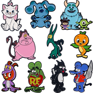 Broche de dibujos animados de Anime monstruo gato <span class=keywords><strong>perro</strong></span> insignia dinosaurio ratón bebé película recuerdo esmalte solapa Pin - Product Image 1