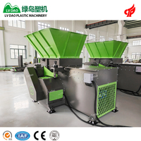 Broyeur de plastique haute efficacité et bon rendement, broyeur intégré de recyclage du plastique, machine de broyage 500 kg/h