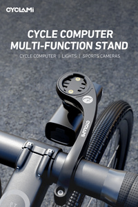 Ordinateur de vélo numérique sans fil CYCLAMI <span class=keywords><strong>S2</strong></span>, fixation avant, compatible <span class=keywords><strong>Garmin</strong></span> Edge IGSPORT, 1,25'/31,8 mm, réglable, portable, durable - Product Image 3
