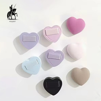 Éponges de maquillage en forme de cœur Sweet Beauty de haute qualité, sans latex, avec logo personnalisé, éponge de maquillage Wet and Wild, éponge à poudre pour les doigts