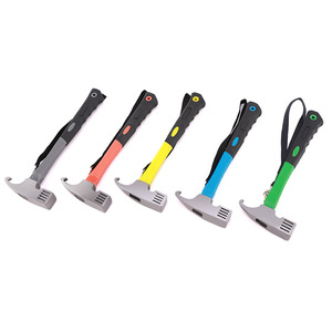 Huali Camping Hammer Carbon Steel Tent Peg Hammer With Strap All Seasons Outdoor Use - Product Image 2