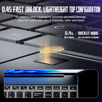 Laptop Bisnis & Gaming Baru Tipis dan Ringan dengan SSD, Layar IPS, Keyboard Inggris, Prosesor Quad-Core 15.6" - Grosir