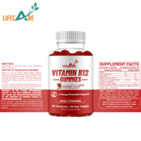 Suppléments de bonbons à la vitamine B12 et à la vitamine B12 Bonbons de marque privée d'OEM