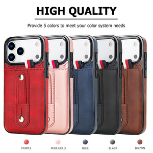 Funda Cartera con Tarjetero y Soporte para <span class=keywords><strong>iPhone</strong></span> 17 Pro Max, Funda de Cuero Sintético de Lujo con Soporte para Teléfono Móvil para <span class=keywords><strong>iPhone</strong></span> 14 15 16 17 Pro Max - Product Image 6
