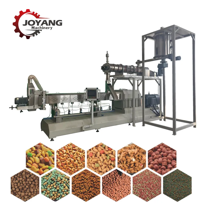 High Fresh Meat Content Pet Food Extruder Cat Food Making Machine Dog Food Production Line