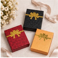 Boîte à bijoux en peluche personnalisée faite à la main, pour bagues, boucles d'oreilles, colliers, multi-usages, intérieur en flanelle noire